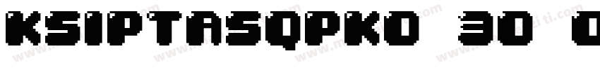 KSIPTASQPK0 30 00字体转换